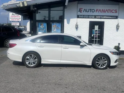 White 2021 Honda Accord LX Sedan 4D for sale in Fredericksburg, VA