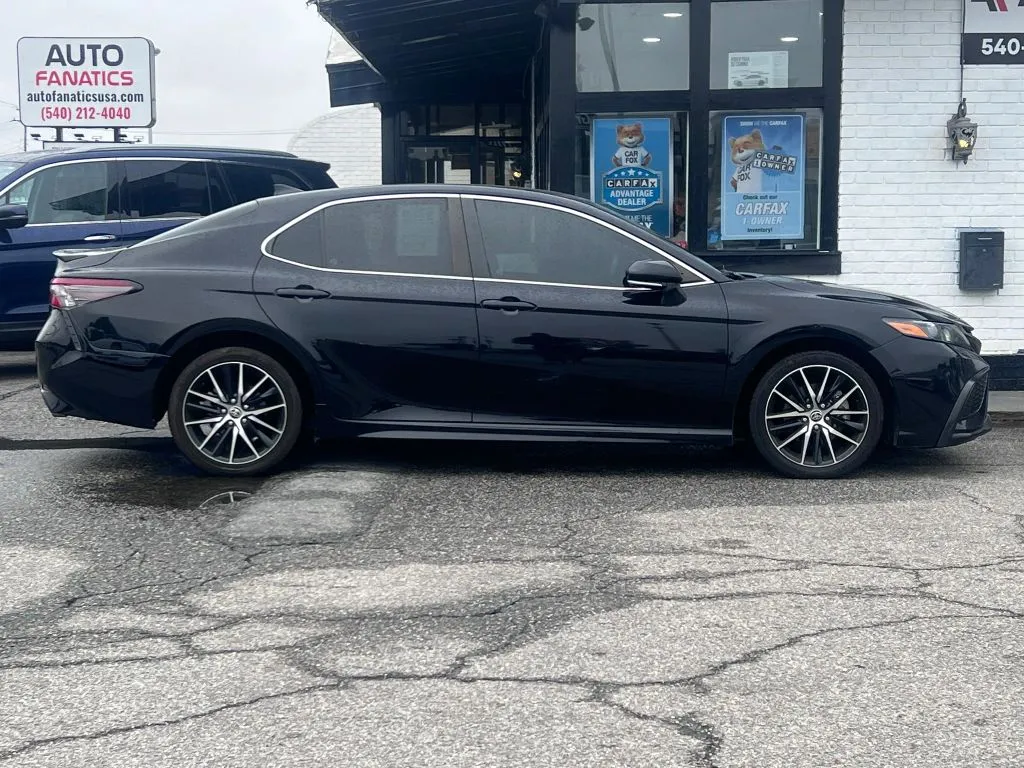 Black 2023 Toyota Camry SE Sedan 4D for sale in Fredericksburg, VA