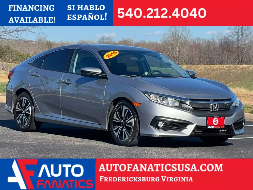 Used 2016 Honda Civic EX-T Sedan 4D for sale in Fredericksburg, VA