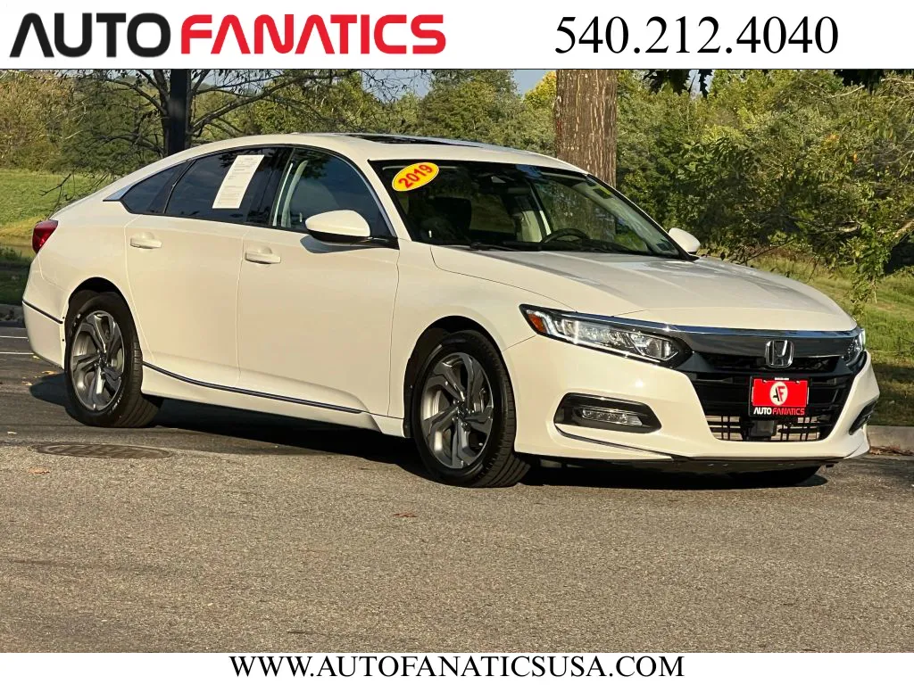 White 2019 Honda Accord EX Sedan 4D for sale in Fredericksburg, VA