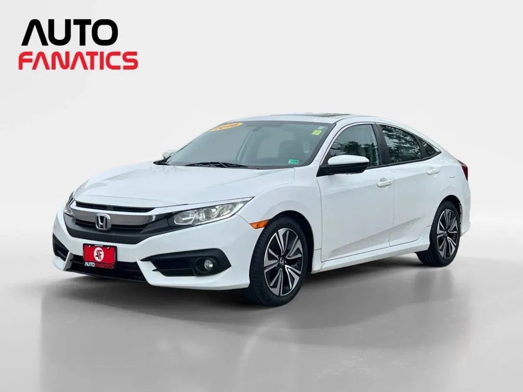 White 2016 Honda Civic EX-T Sedan 4D for sale in Fredericksburg, VA