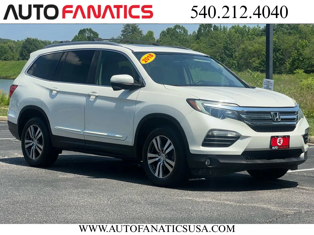 White 2018 Honda Pilot EX-L Sport Utility 4D for sale in Fredericksburg, VA