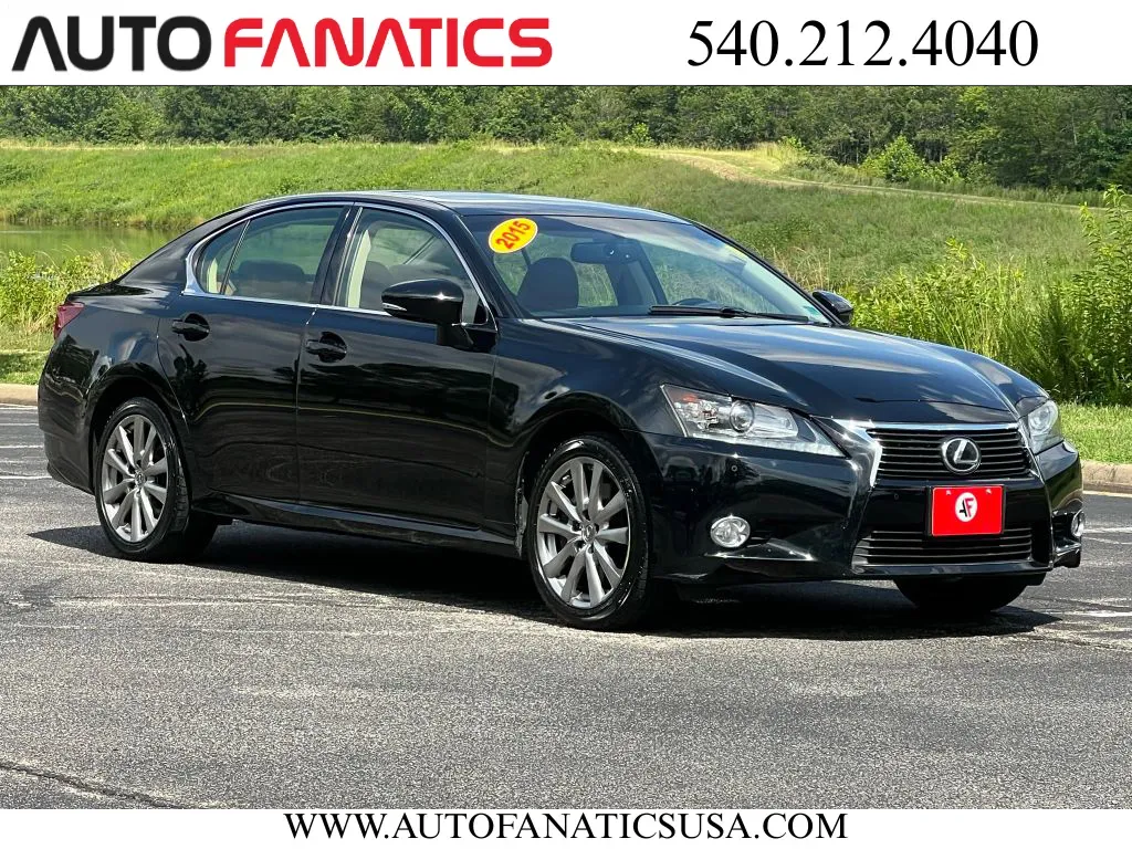 Black 2015 Lexus GS 350 Sedan 4D for sale in Fredericksburg, VA