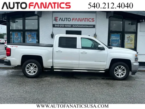 White 2017 Chevrolet Silverado 1500 Crew Cab LT Pickup 4D 5 3/4 ft for sale in Fredericksburg, VA