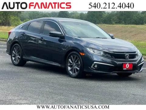 Blue 2021 Honda Civic EX Sedan 4D for sale in Fredericksburg, VA