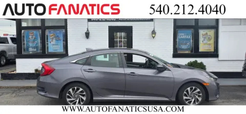 Gray 2018 Honda Civic EX Sedan 4D for sale in Fredericksburg, VA