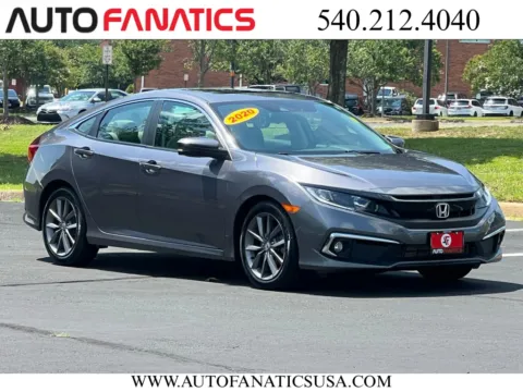 Gray 2020 Honda Civic EX Sedan 4D for sale in Fredericksburg, VA
