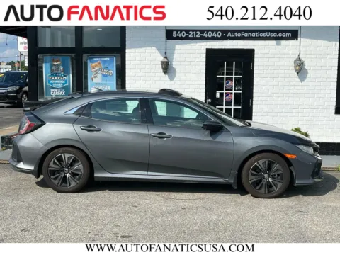 Gray 2017 Honda Civic EX Hatchback 4D for sale in Fredericksburg, VA
