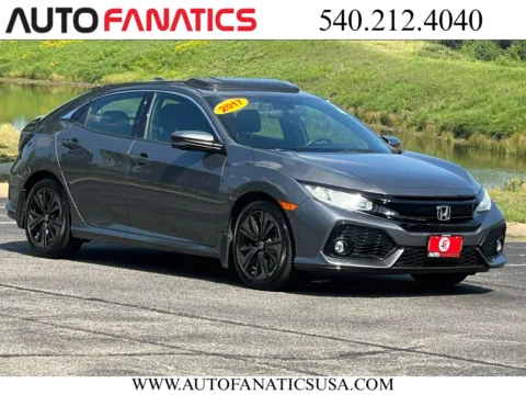 Gray 2017 Honda Civic EX Hatchback 4D for sale in Fredericksburg, VA