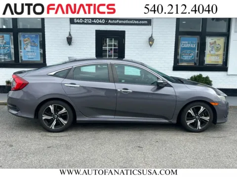 Gray 2016 Honda Civic Touring Sedan 4D for sale in Fredericksburg, VA