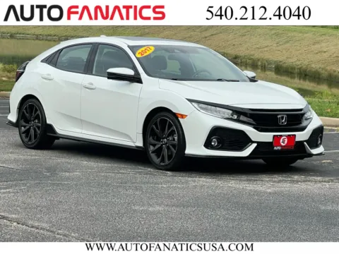 White 2017 Honda Civic Sport Touring Hatchback 4D for sale in Fredericksburg, VA