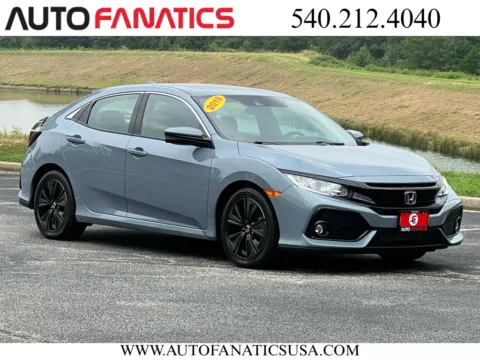 Gray 2019 Honda Civic EX Hatchback 4D for sale in Fredericksburg, VA