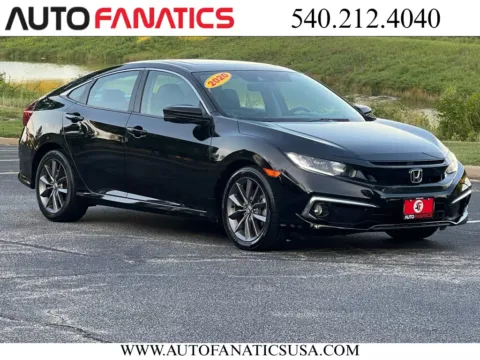 Black 2020 Honda Civic EX-L Sedan 4D for sale in Fredericksburg, VA