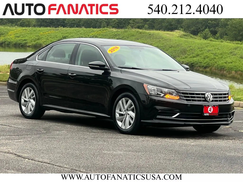 Black 2018 Volkswagen Passat 2.0T SE Sedan 4D for sale in Fredericksburg, VA