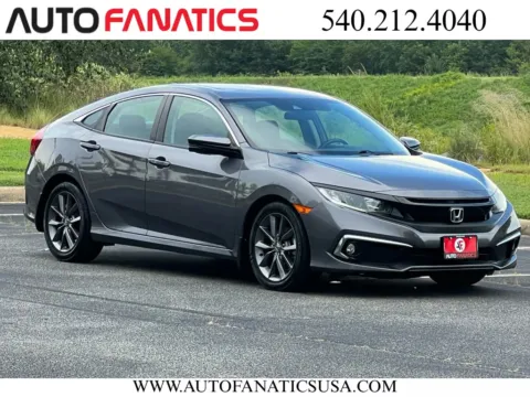 Gray 2021 Honda Civic EX Sedan 4D for sale in Fredericksburg, VA