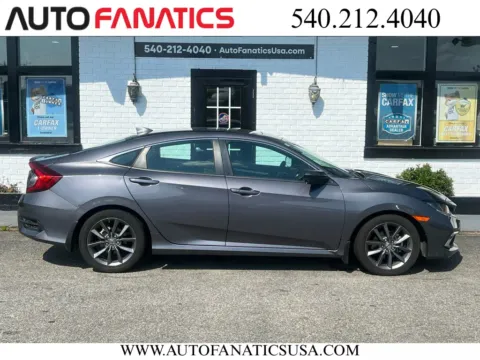 Gray 2021 Honda Civic EX Sedan 4D for sale in Fredericksburg, VA