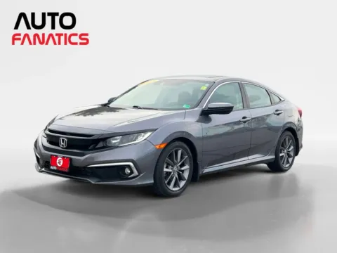 Gray 2021 Honda Civic EX Sedan 4D for sale in Fredericksburg, VA
