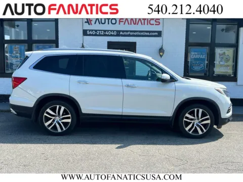 White 2017 Honda Pilot Elite Sport Utility 4D for sale in Fredericksburg, VA
