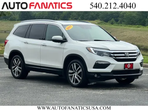 White 2017 Honda Pilot Elite Sport Utility 4D for sale in Fredericksburg, VA