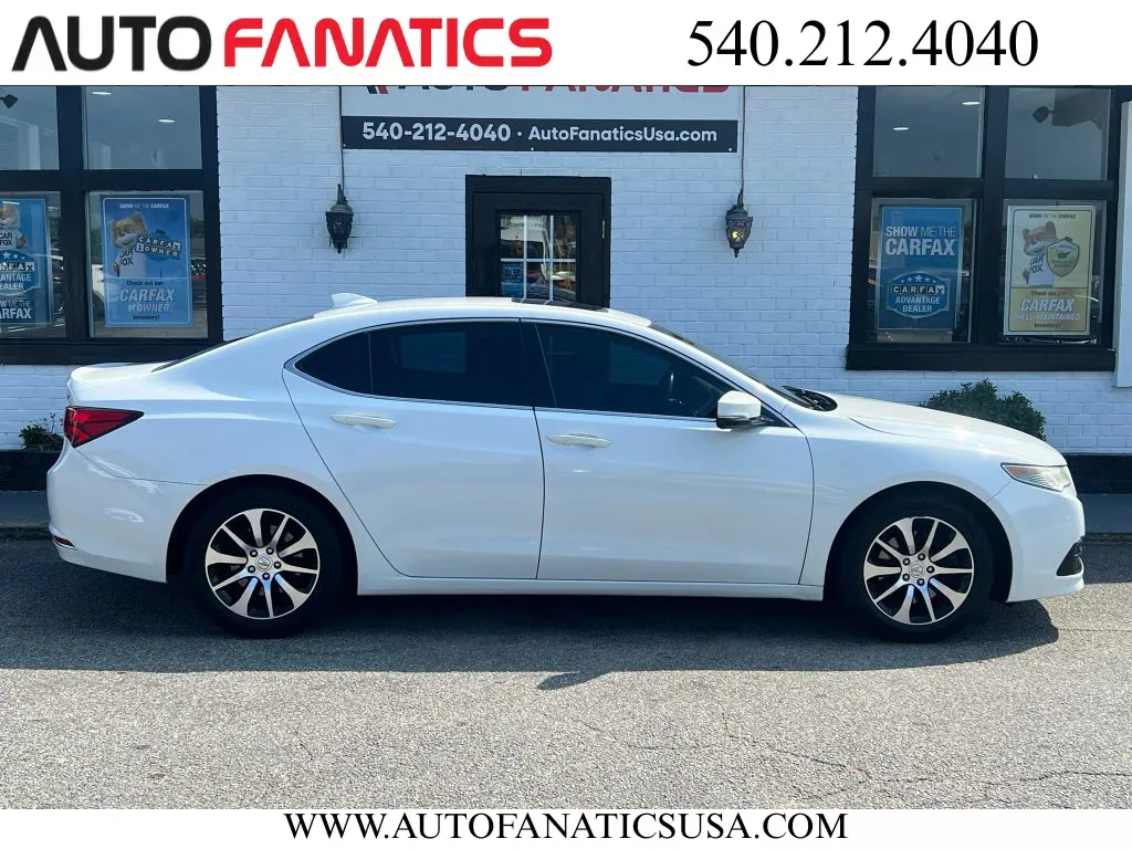 White 2016 Acura TLX 2.4 Sedan 4D for sale in Fredericksburg, VA