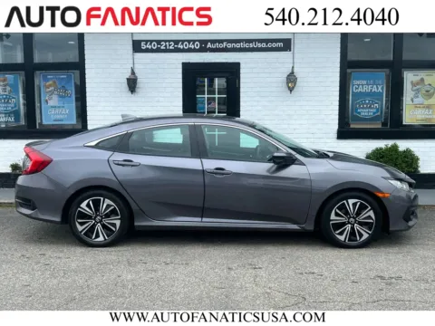 Gray 2017 Honda Civic EX-L Sedan 4D for sale in Fredericksburg, VA