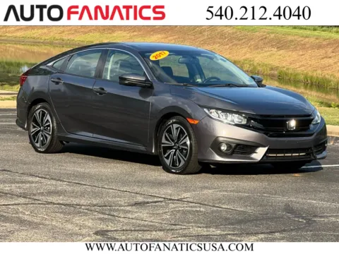 Gray 2017 Honda Civic EX-L Sedan 4D for sale in Fredericksburg, VA
