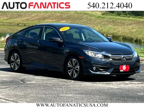Gray 2017 Honda Civic EX-L Sedan 4D for sale in Fredericksburg, VA