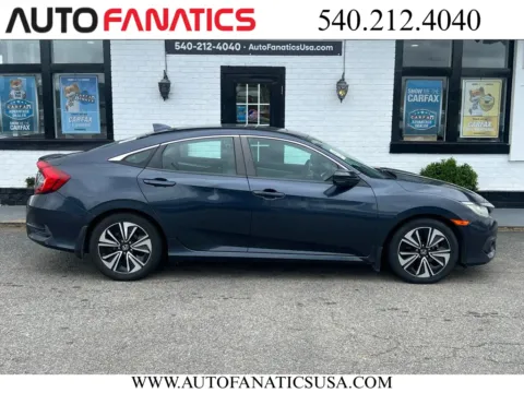 Gray 2017 Honda Civic EX-L Sedan 4D for sale in Fredericksburg, VA