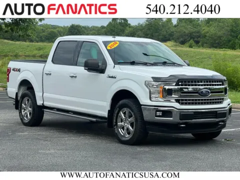 White 2018 Ford F-150 SuperCrew Cab XLT Pickup 4D 5 1/2 ft for sale in Fredericksburg, VA