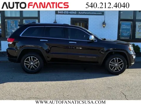 Black 2018 Jeep Grand Cherokee Limited Sport Utility 4D for sale in Fredericksburg, VA