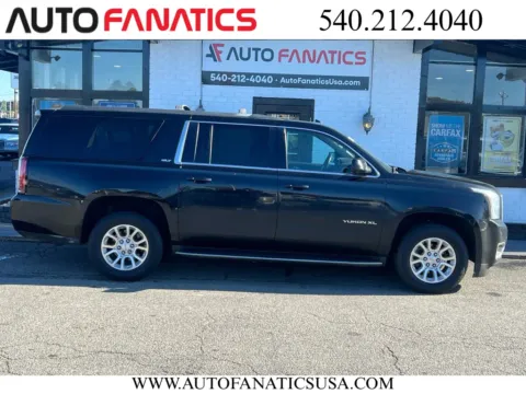 Black 2018 GMC Yukon XL SLT Sport Utility 4D for sale in Fredericksburg, VA