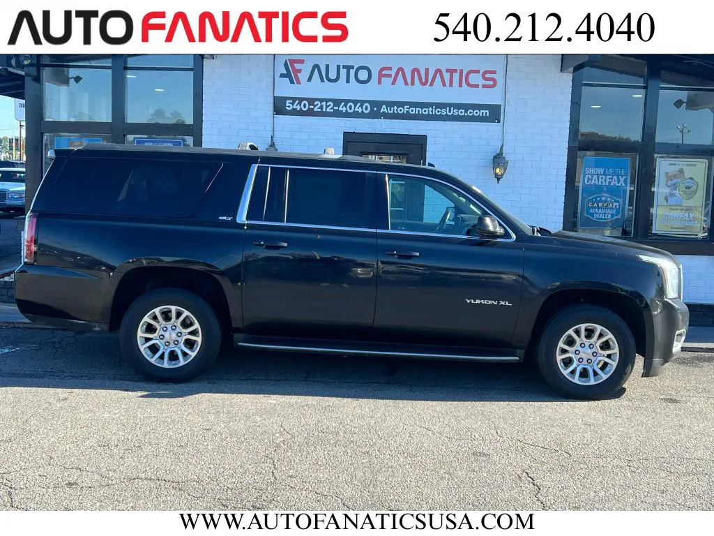 Black 2018 GMC Yukon XL SLT Sport Utility 4D for sale in Fredericksburg, VA