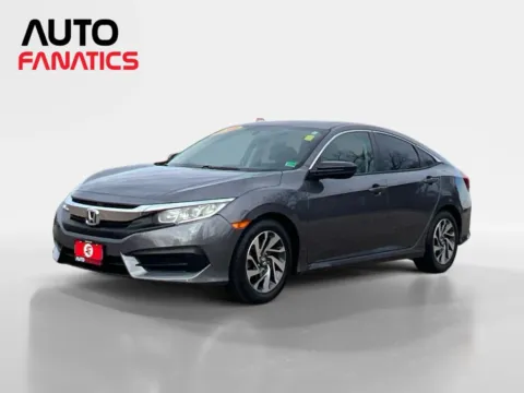 Gray 2018 Honda Civic EX Sedan 4D for sale in Fredericksburg, VA