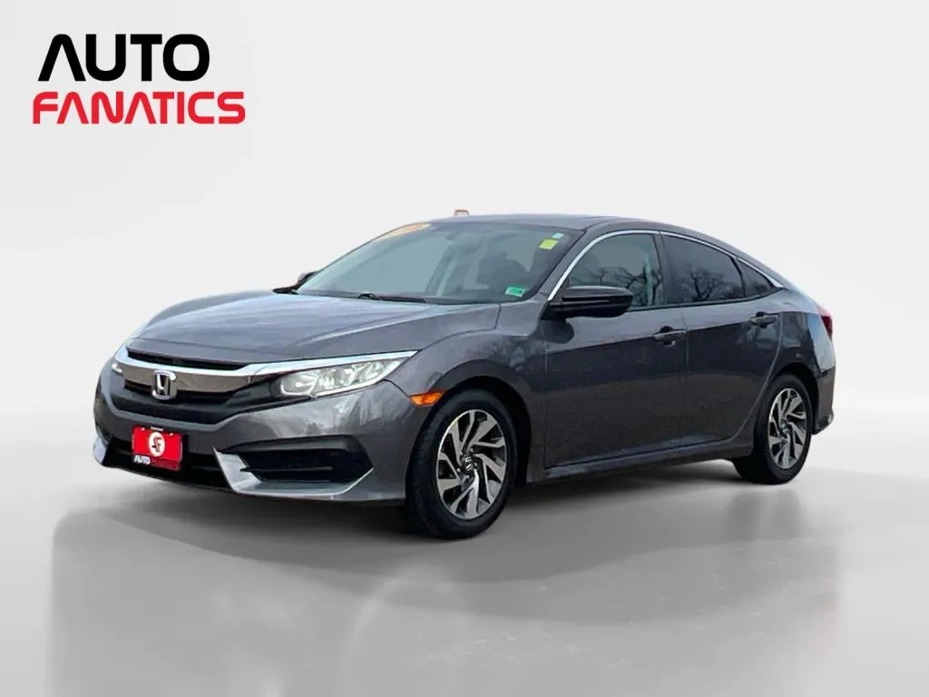 Gray 2018 Honda Civic EX Sedan 4D for sale in Fredericksburg, VA