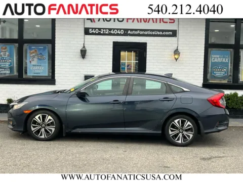 Blue 2017 Honda Civic EX-T Sedan 4D for sale in Fredericksburg, VA