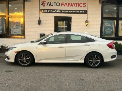 White 2020 Honda Civic EX Sedan 4D for sale in Fredericksburg, VA