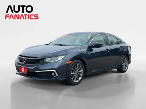 Blue 2019 Honda Civic EX Sedan 4D for sale in Fredericksburg, VA