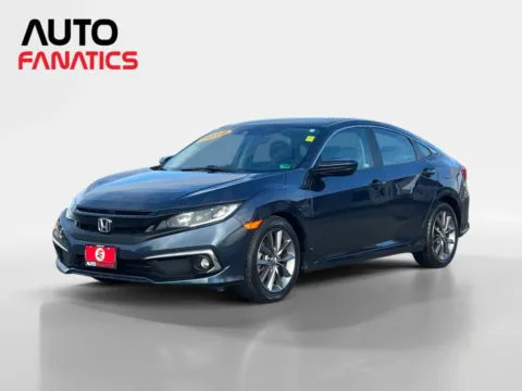 Blue 2019 Honda Civic EX Sedan 4D for sale in Fredericksburg, VA