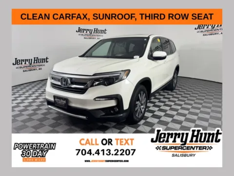 White 2019 Honda Pilot EX-L for sale in Salisbury, NC