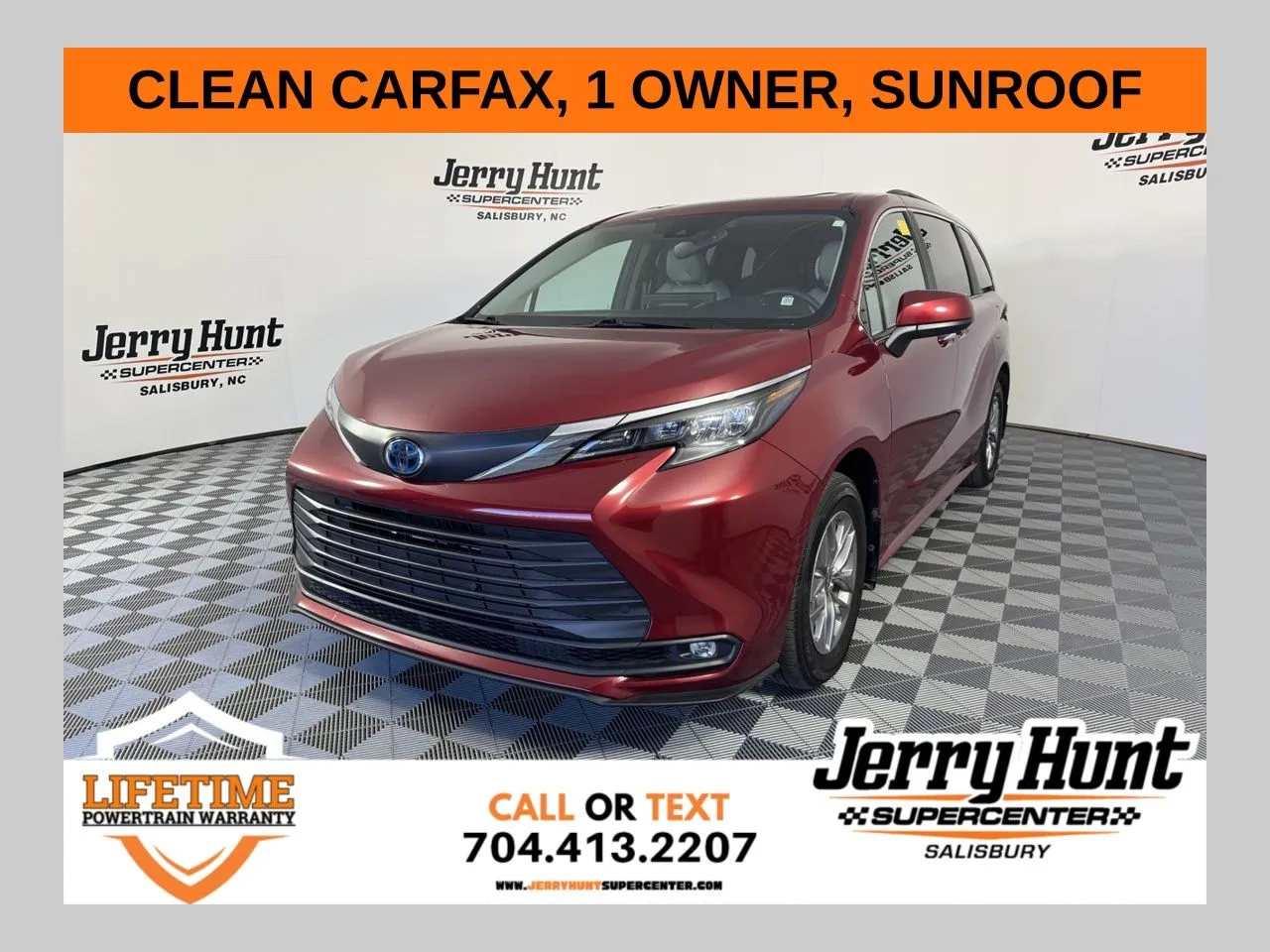 Red 2025 Toyota Sienna XLE for sale in Salisbury, NC
