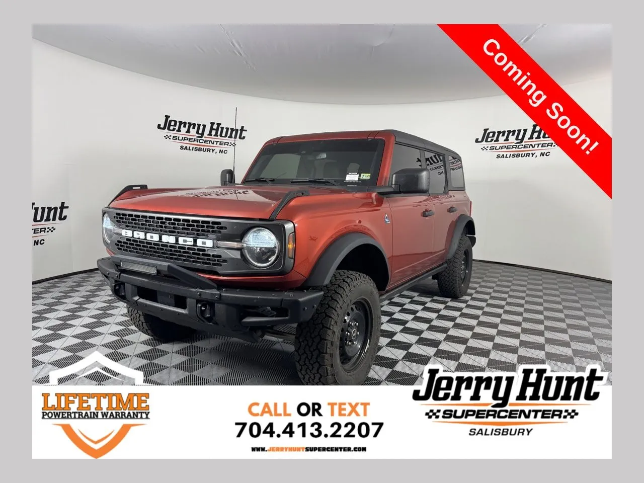 Red 2022 Ford Bronco Black Diamond for sale in Salisbury, NC