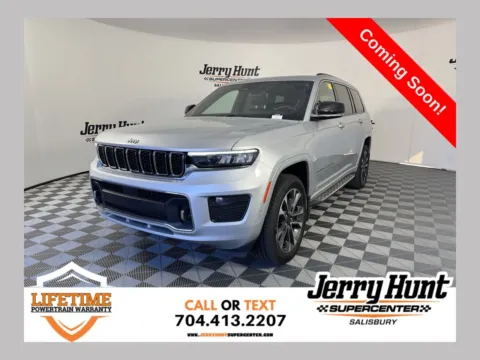 Silver 2023 Jeep Grand Cherokee L Overland for sale in Salisbury, NC