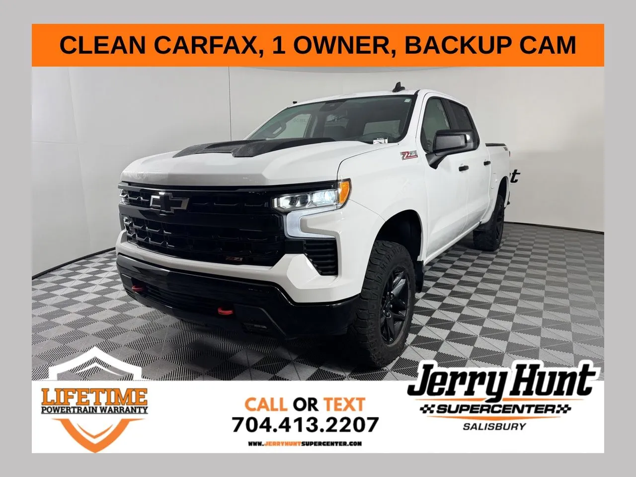 White 2023 Chevrolet Silverado 1500 LT Trail Boss for sale in Salisbury, NC