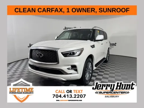 White 2024 INFINITI QX80 LUXE for sale in Salisbury, NC