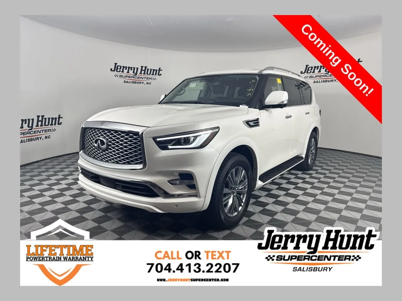 White 2024 INFINITI QX80 LUXE for sale in Salisbury, NC