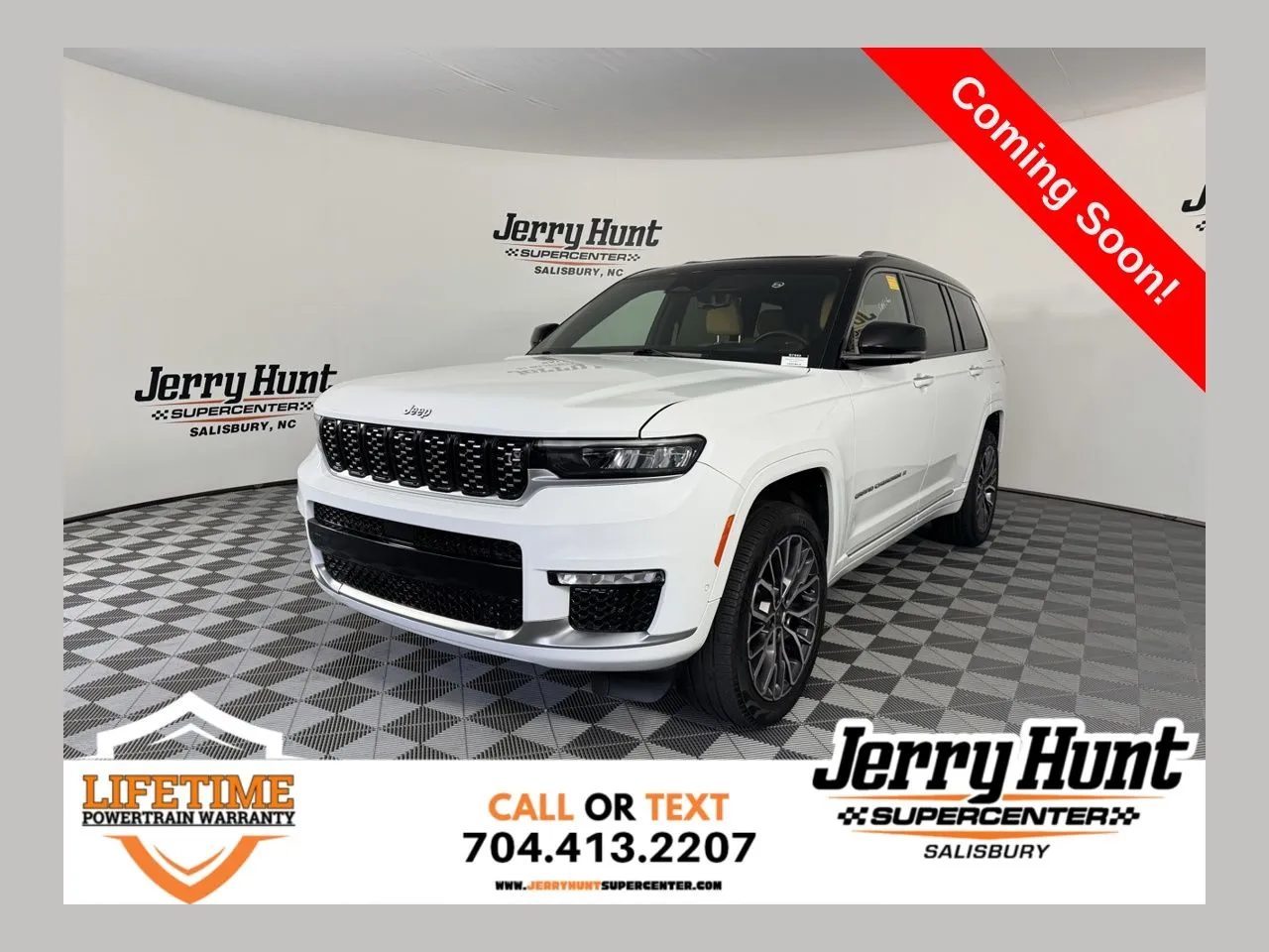 White 2023 Jeep Grand Cherokee L Summit for sale in Salisbury, NC