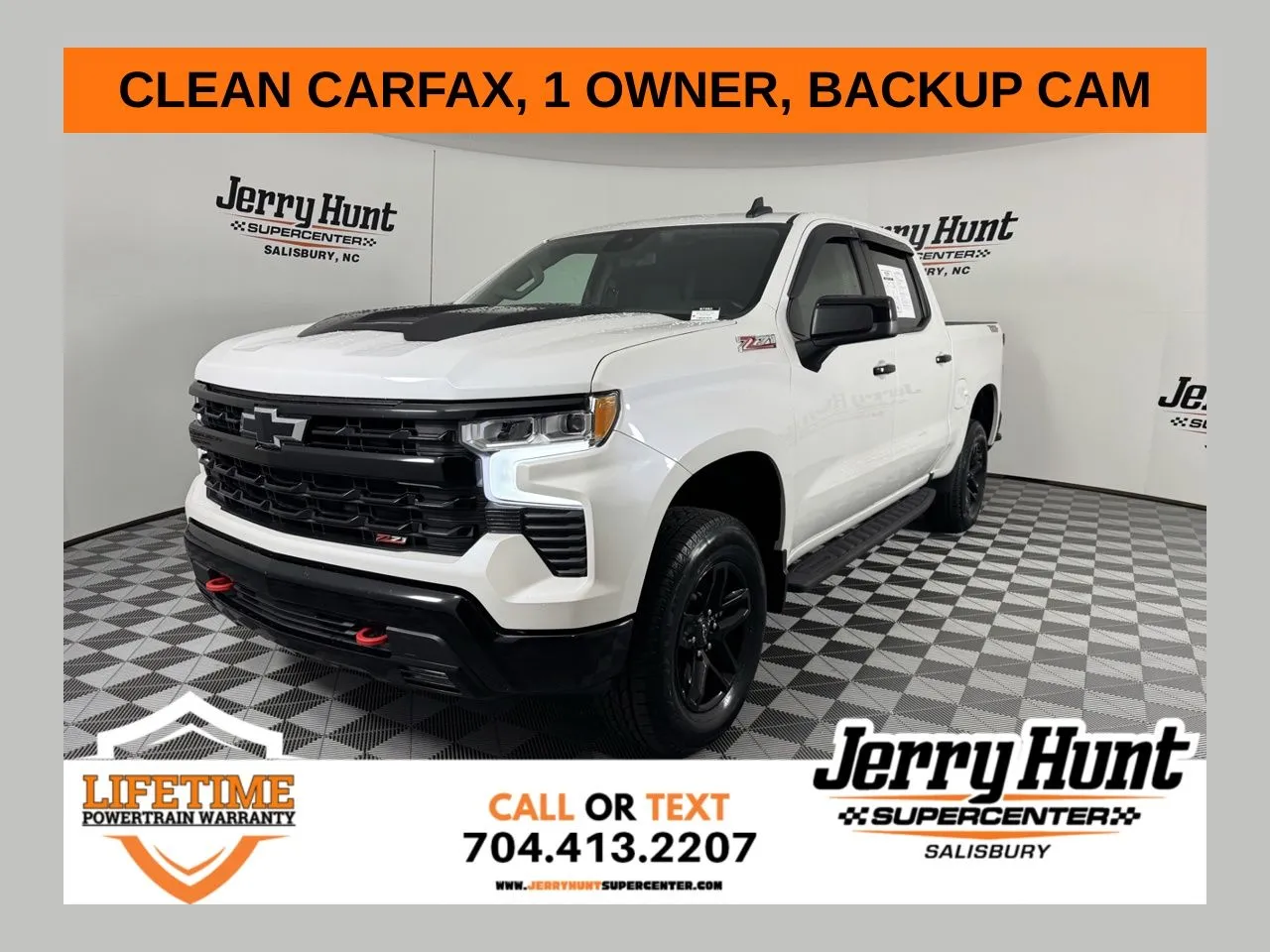 White 2023 Chevrolet Silverado 1500 LT Trail Boss for sale in Salisbury, NC