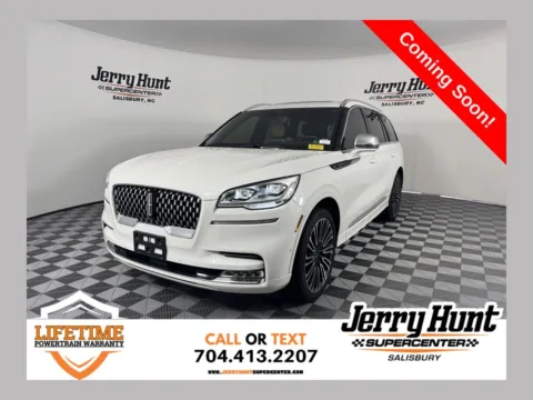 White 2022 Lincoln Aviator Black Label for sale in Salisbury, NC