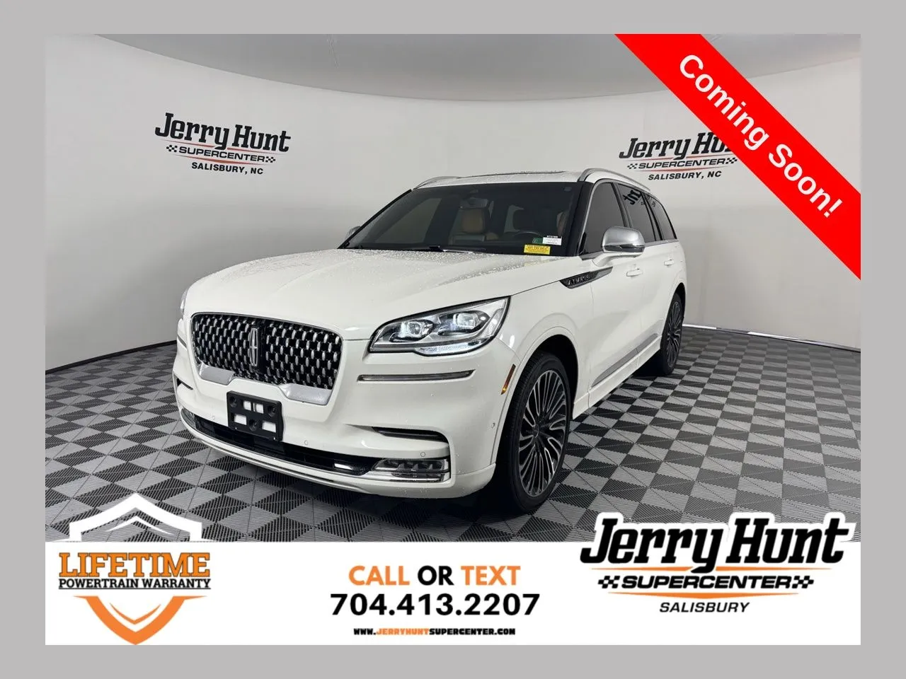 White 2022 Lincoln Aviator Black Label for sale in Salisbury, NC