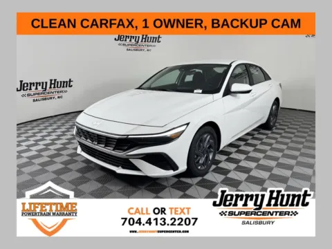 White 2024 Hyundai Elantra SEL for sale in Salisbury, NC